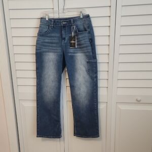 Stylish Indigo Wide Leg Jeans